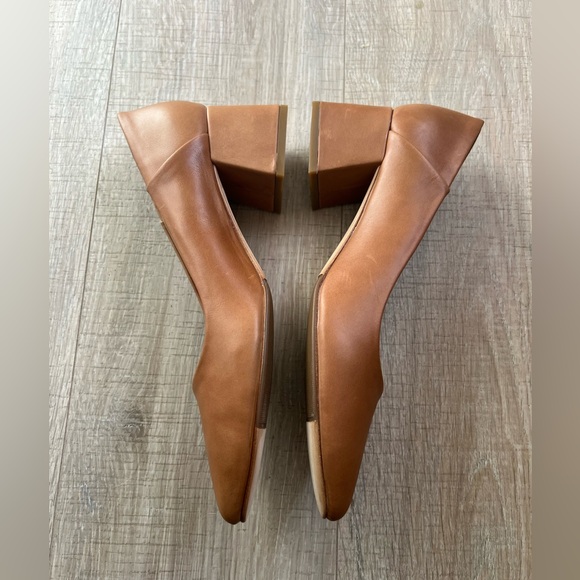 Nisolo Fiorela leather go to mid heel Carmel - Picture 8 of 15